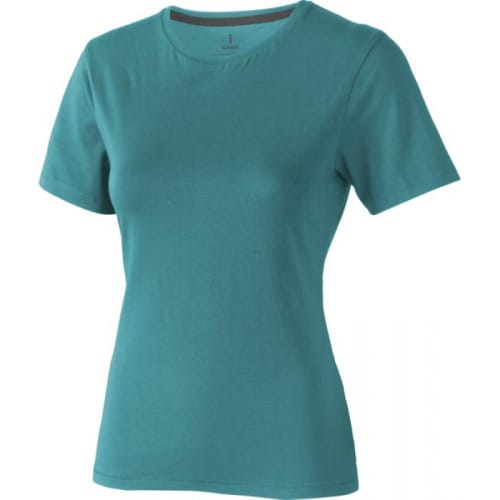 Ladies Cotton T-Shirts in Aqua