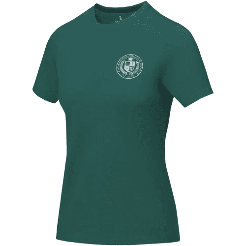 Ladies Coloured Cotton T-Shirts in Forest Green