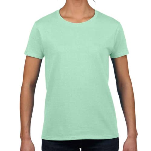 Gildan Ladies Heavy Cotton T-Shirts in Mint