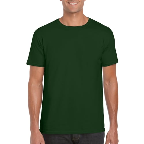 Gildan Soft Style T-Shirts in Forest Green