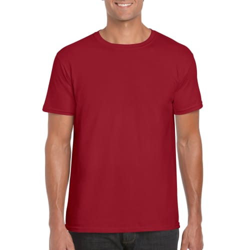 Gildan Soft Style T-Shirts in Cardinal Red