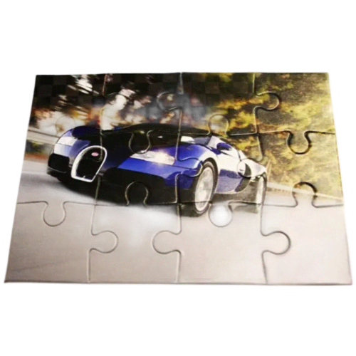 12 Piece Jigsaw Puzzles in White