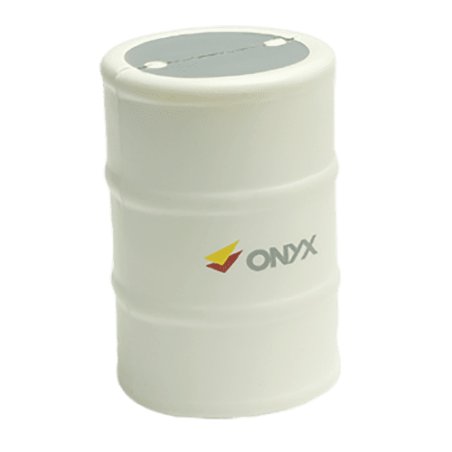 Custom printed Stress Oil Drum in off white from Total Merchandise