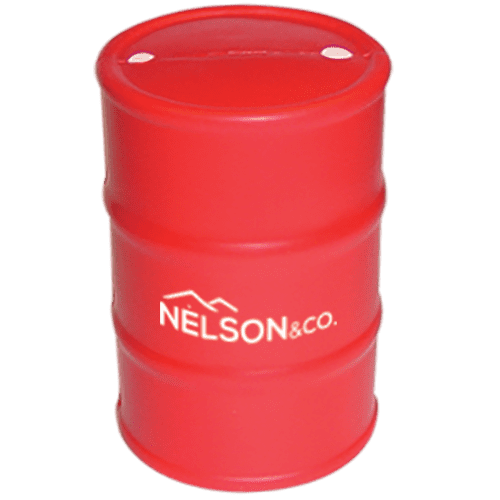 Printed Stress Oil Drum in red from Total Merchandise