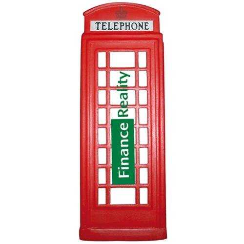 Custom branded Stress Telephone Box printed with a company logo from Total Merchandise