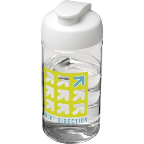 500ml Active Water Bottles in Transparent/White