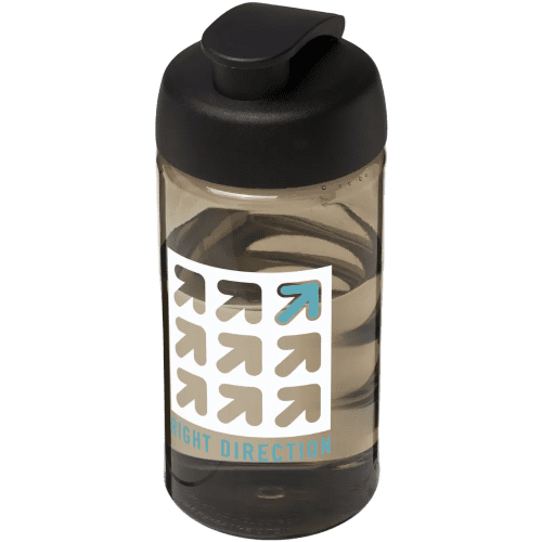 500ml Active Water Bottles in Charcoal/Black