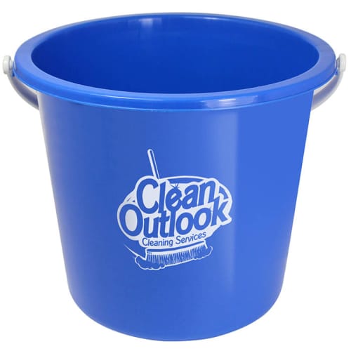 Promotional 10 Litre Buckets in blue from Total Merchandise