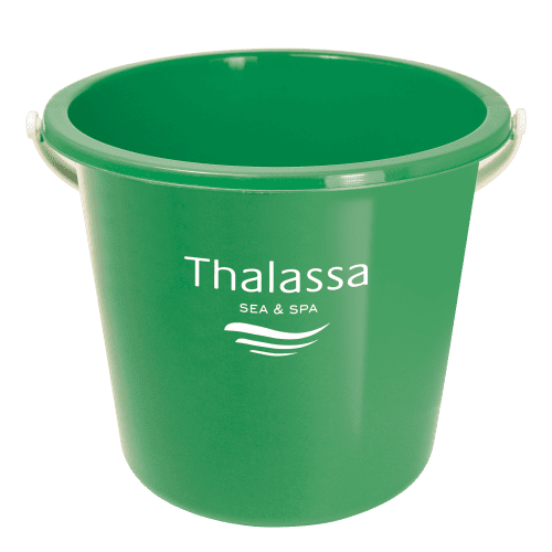 Promotional 10 Litre Buckets in green from Total Merchandise