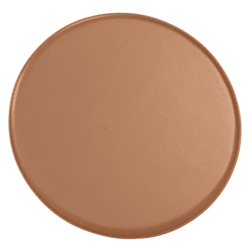 PVC Welded Round Coasters in Gold