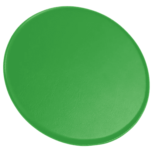 PVC Welded Round Coasters in Light Green