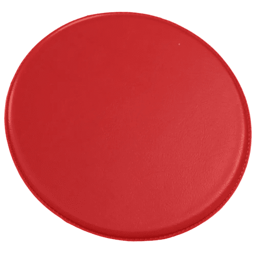 PVC Welded Round Coasters in Red