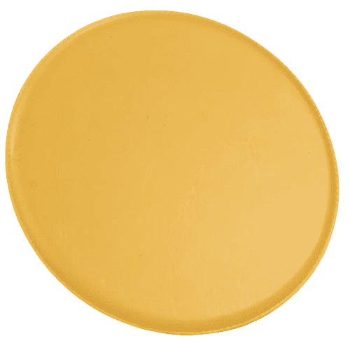 PVC Welded Round Coasters in Yellow
