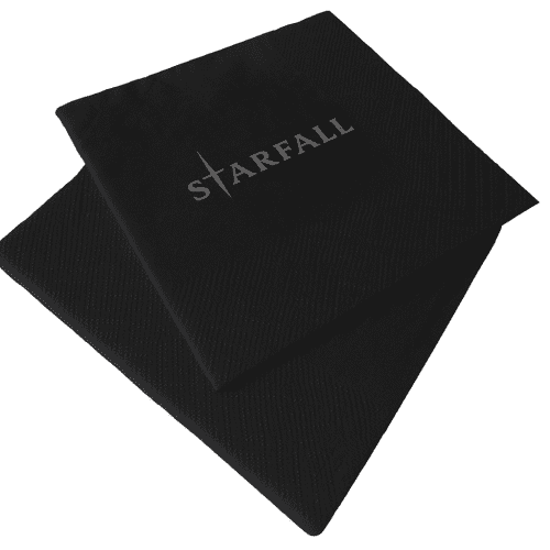 Cocktail Napkins in Black
