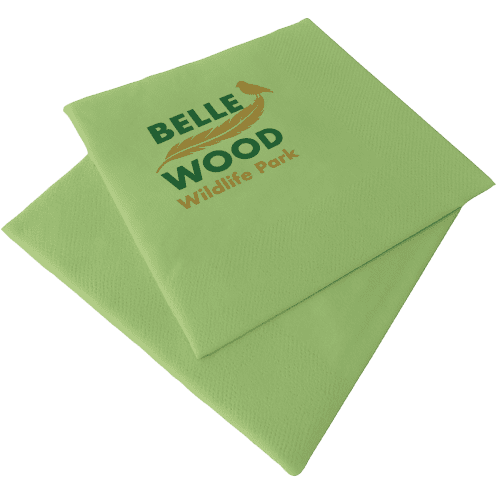 Cocktail Napkins in Herbal Green