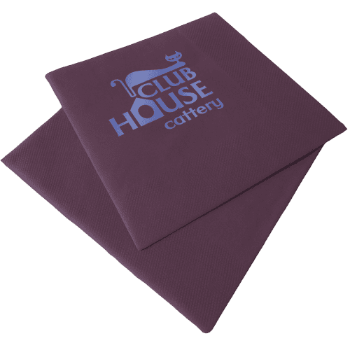 Cocktail Napkins in Plum