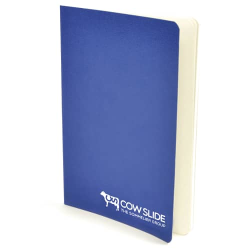 Personalised A6 Exercise Notebooks in blue from Total Merchandise