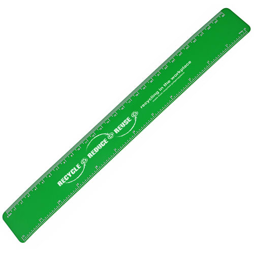 30cm Recycled Flexi Rulers in Green