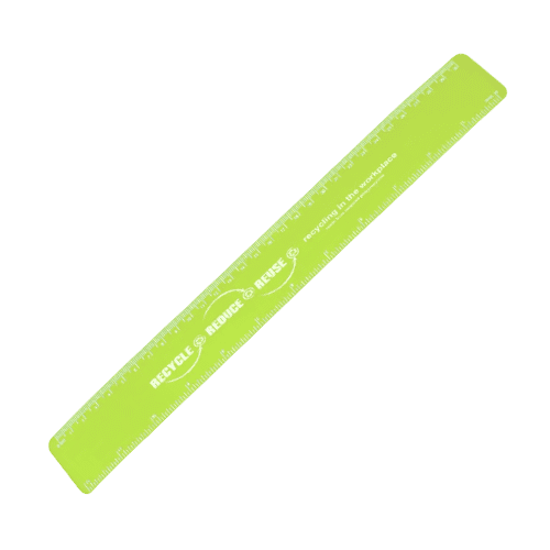 30cm Recycled Branded Flexi Rulers