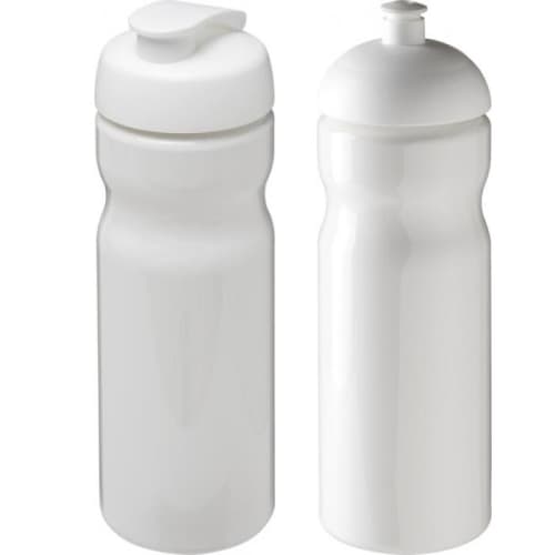 650ml Base Sports Bottles in White