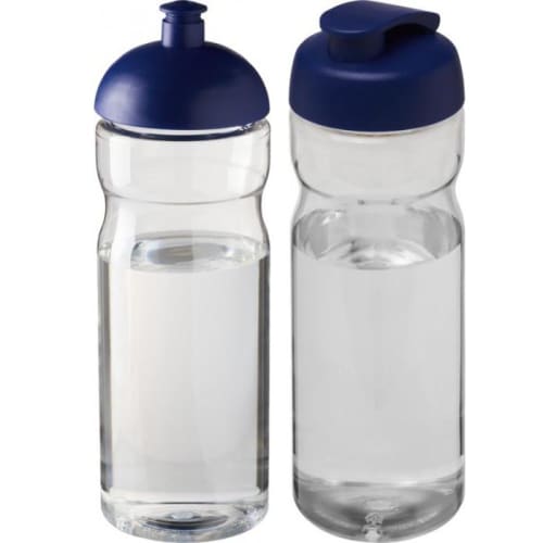 650ml Base Sports Bottles in Transparent/Blue