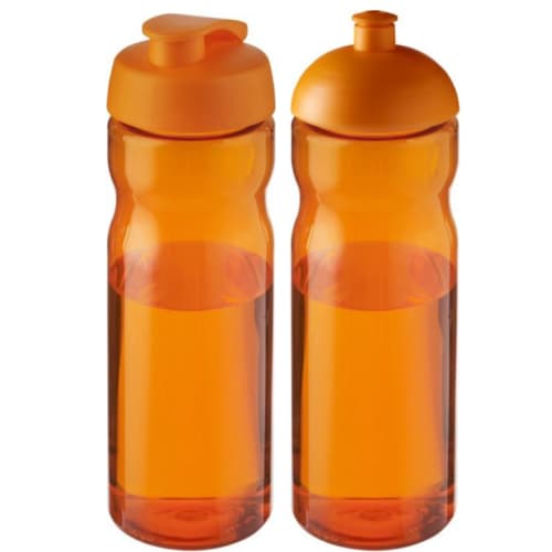 650ml Base Sports Bottles in Transparent Orange/Orange