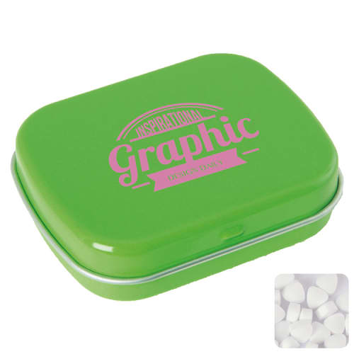Rectangle Mint Tins in Light Green