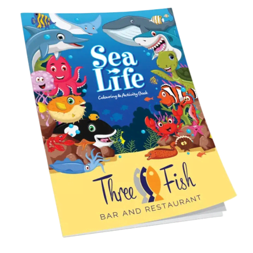 A5 4 Side Colouring Booklets