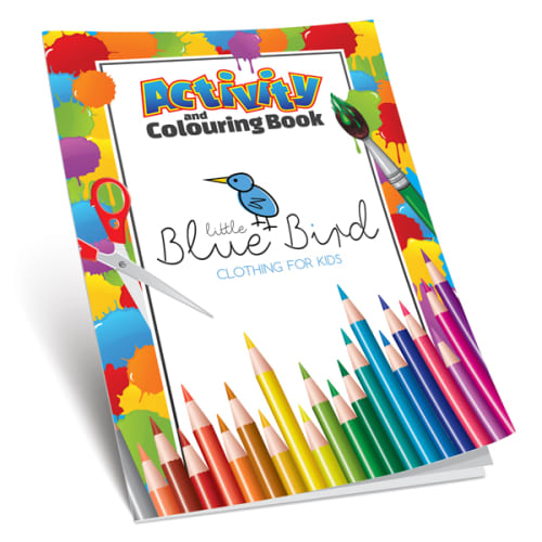 A4 8 Side Colouring Booklets