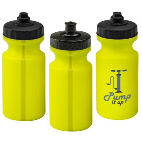 500ml Viz Sports Bottles in Lumo Yellow/Black