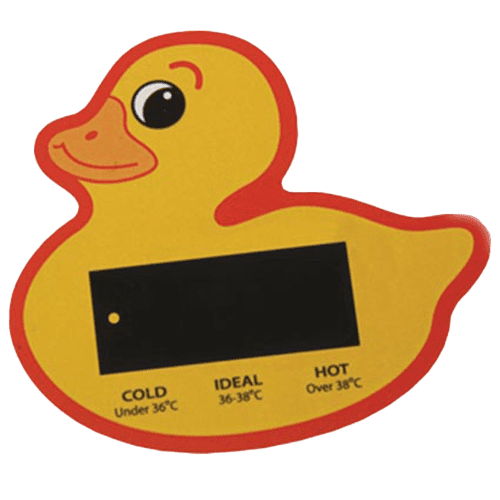 Bath Water Temperature Gauges in Yellow
