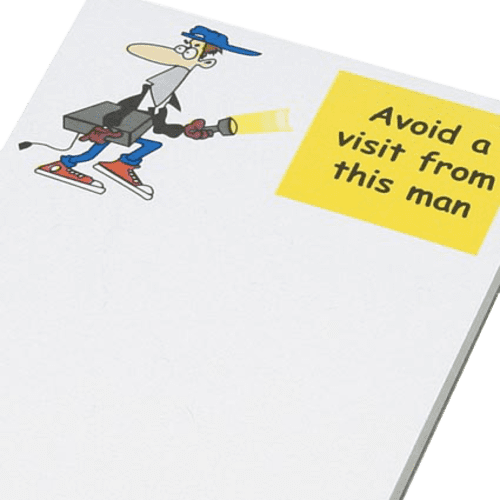 Promotional notepads for councils