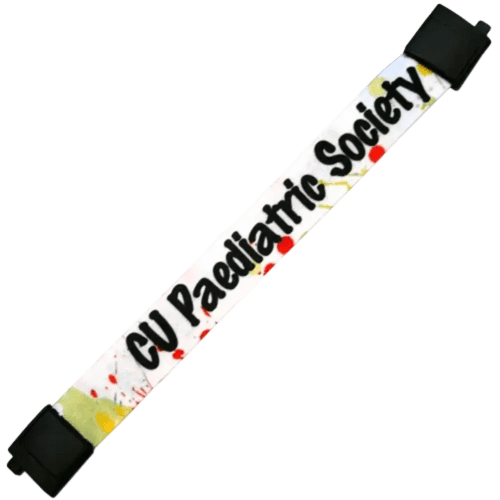 Printed Wrist Bands are ideal as charity merchandise