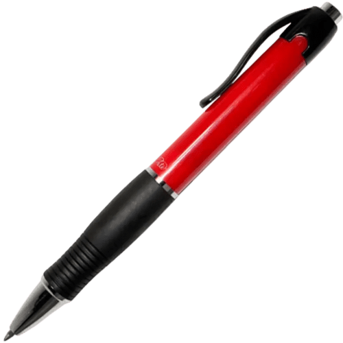 PromoGrip Gel Pens in Red/Black