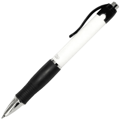 PromoGrip Gel Pens in White/Black