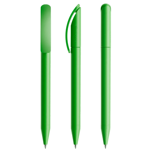 Prodir DS3 Biotic Colour Ballpens in Grass Green