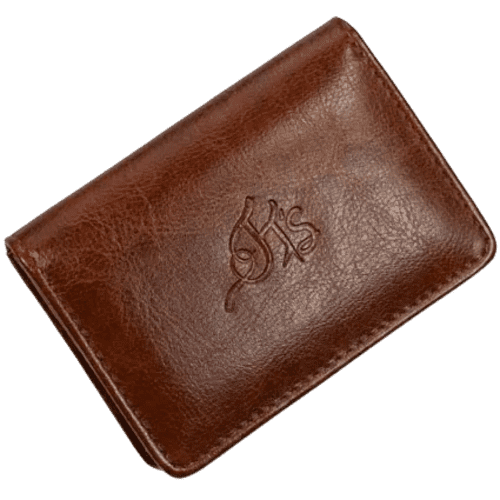 RFID Darwin PU Business Card Holders in Brown