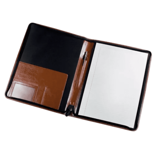 Darwin A4 PU Zipped Conference Folders