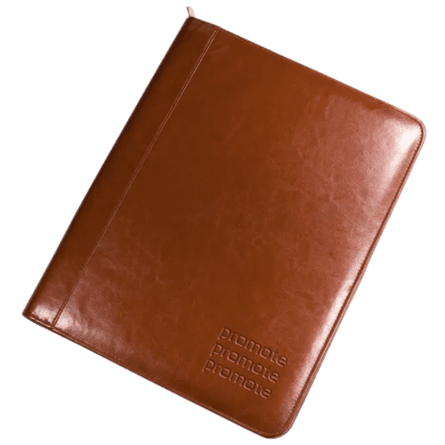 Darwin A4 PU Zipped Conference Folders