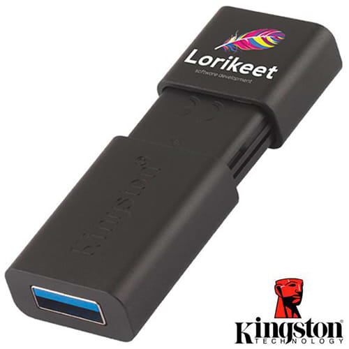 Kingston 100 G3 USB 3.0 Flashdrives in Black