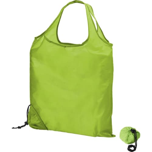 Scrunchy Shopping Bags in Lime