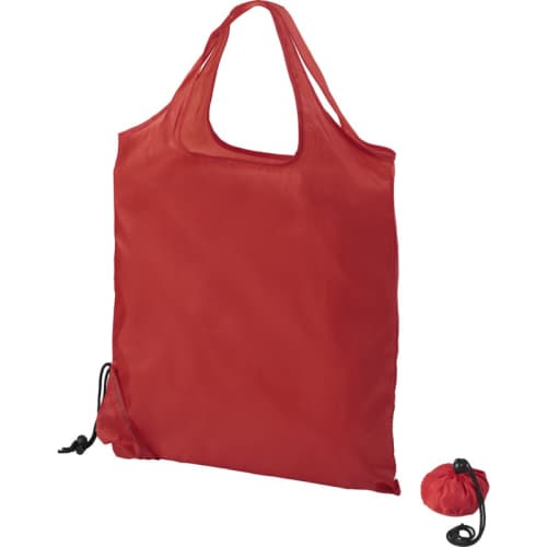 Scrunchy Shopping Bags in Red