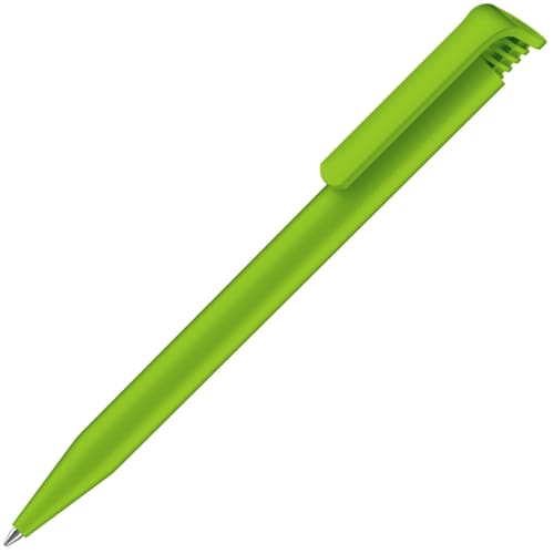 Promotional Super Hit Matt Ballpens in Light Green from Total Merchandise