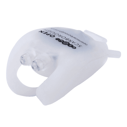 Silicone Bike Lights in Transparent White