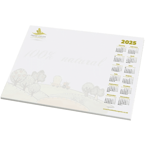 A3 Recycled Paper Desk Pads in White