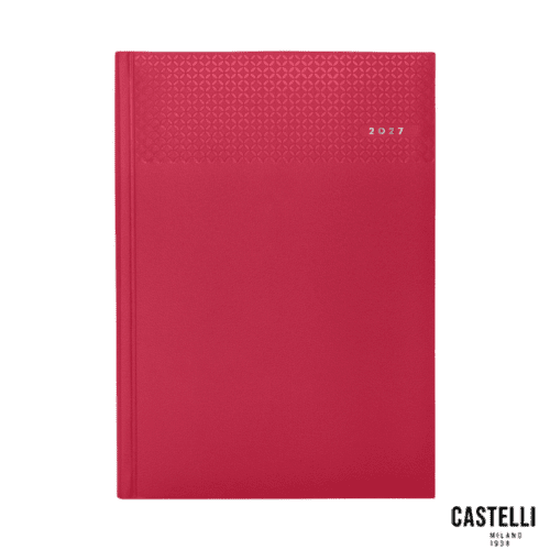 A5 Matra Daily Diaries in Ruby Red