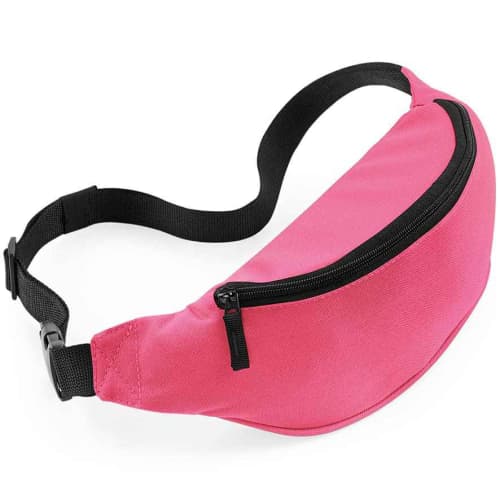 Waist Belt Bags in True Pink