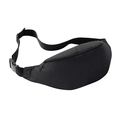 Waist Belt Bags in Black