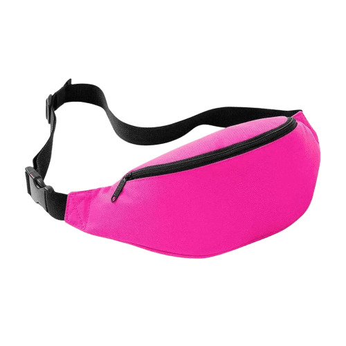 Waist Belt Bags in Fuchsia