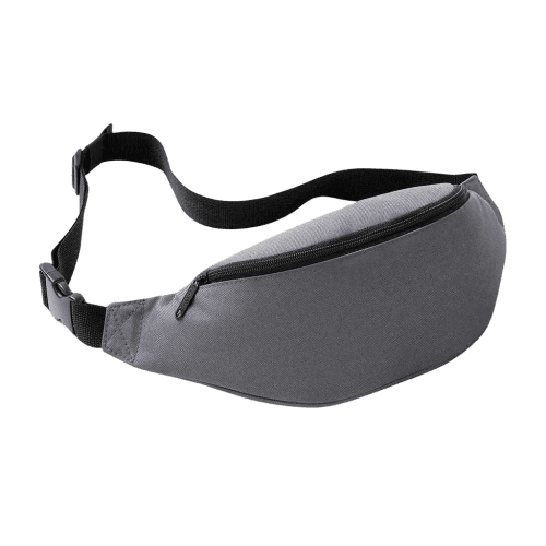 Waist Belt Bags in Graphite Grey